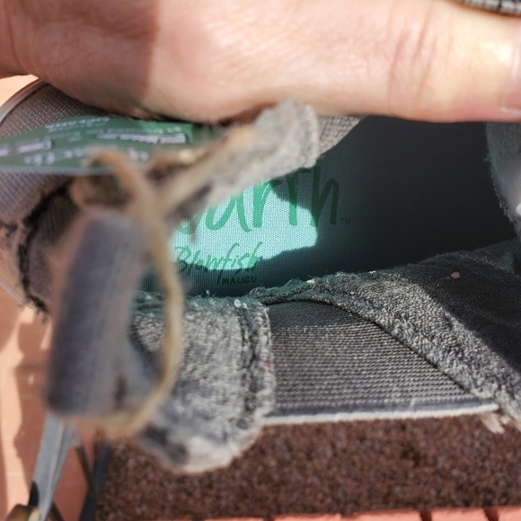 Blowfish Malibu Earth Torta Steel Gray Sz. 8 Ankle Sneaker - Picture 11 of 12